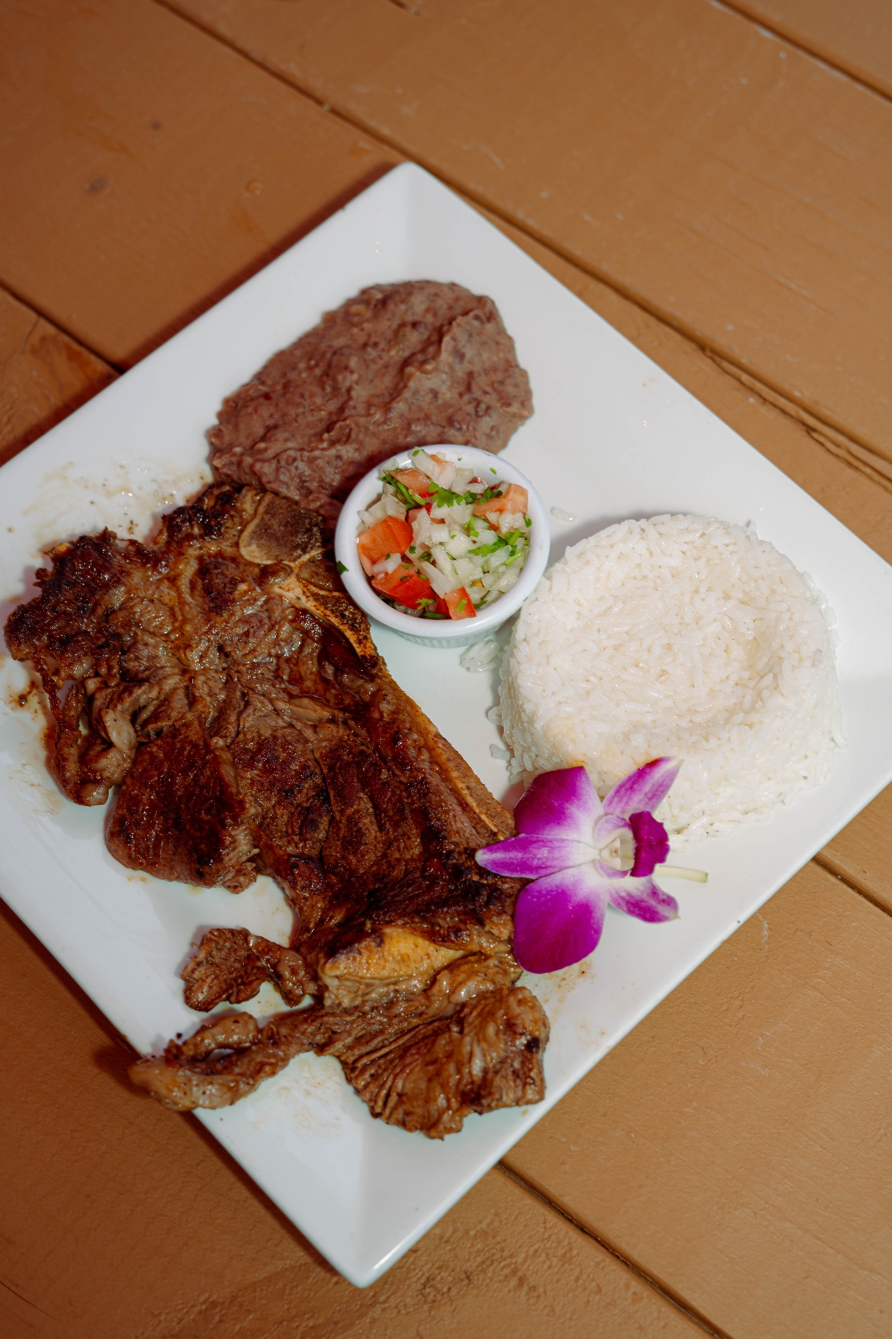 Grilled T-bone steak