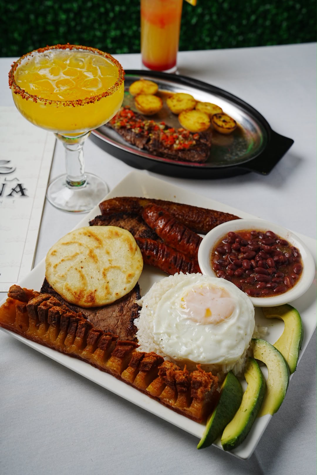 Latin breakfast plate