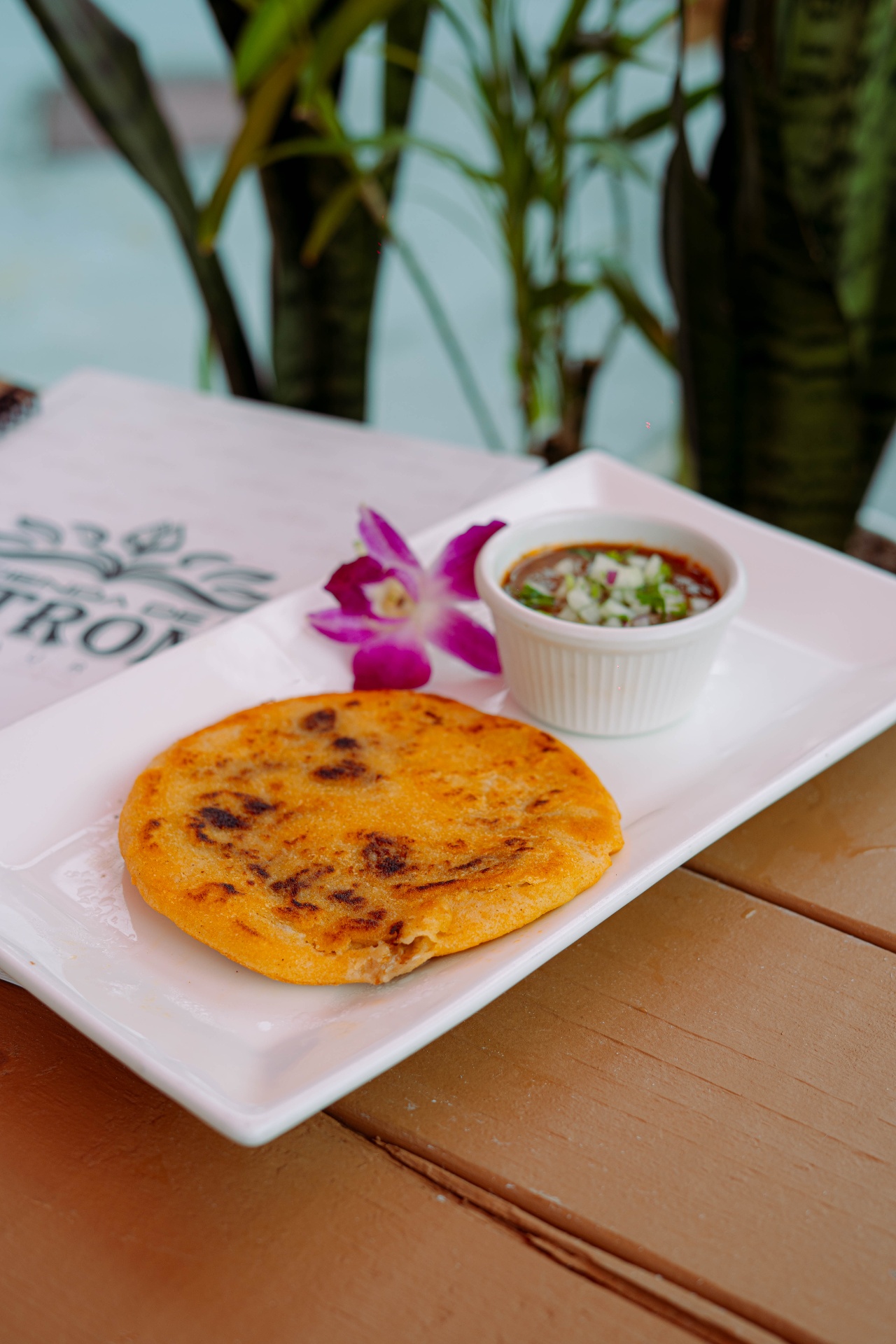 Handmade pupusa